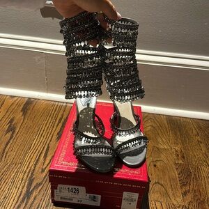 Rene Caovilla Chandelier Heel size 7